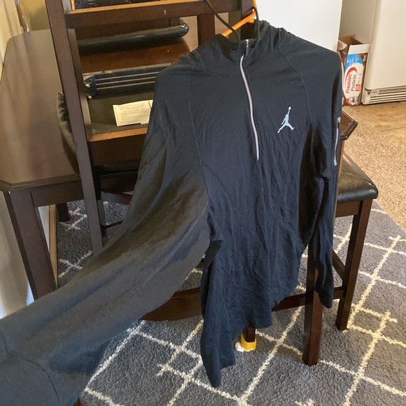 Long sleeve hooded Jordan workout fleece - Picture 6 of 6